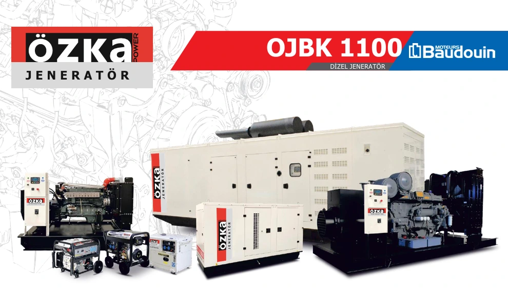 Baudouin Motorlu Dizel Jeneratörler OJBK 1100