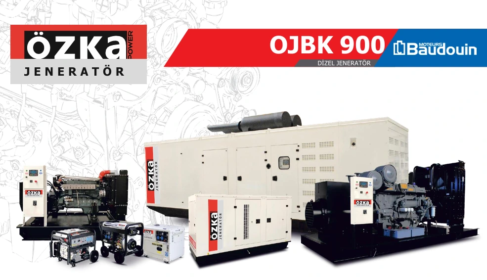 Baudouin Motorlu Dizel Jeneratörler OJBK 990