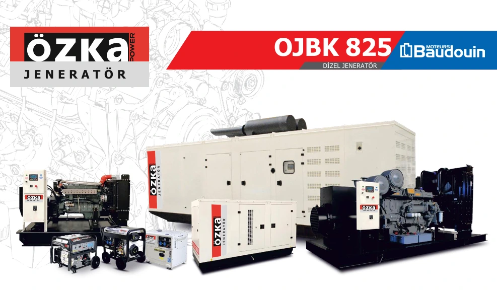 Baudouin Motorlu Dizel Jeneratörler OJBK 825