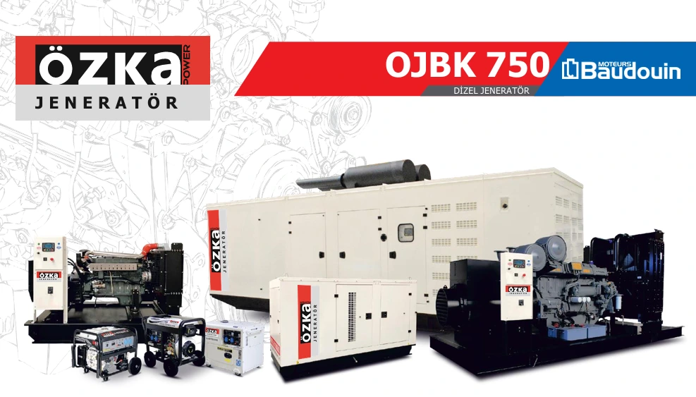 Baudouin Motorlu Dizel Jeneratörler OJBK 750
