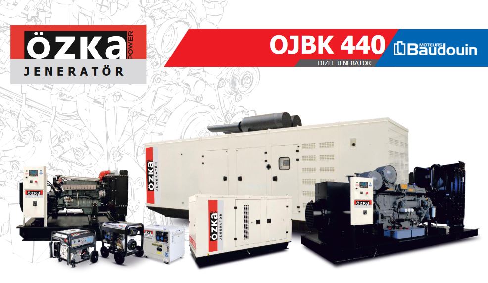 Baudouin Motorlu Dizel Jeneratörler OJBK 440
